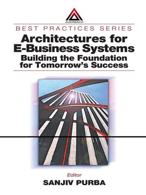 cover image of Architectures for E-Business Systems